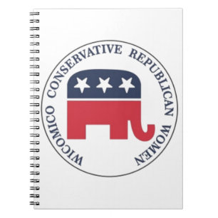 Caderno Espiral Notebook de mulheres conservadoras do Wicomico