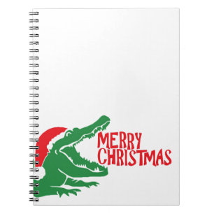 Caderno Espiral Notebook de natal de Alligator