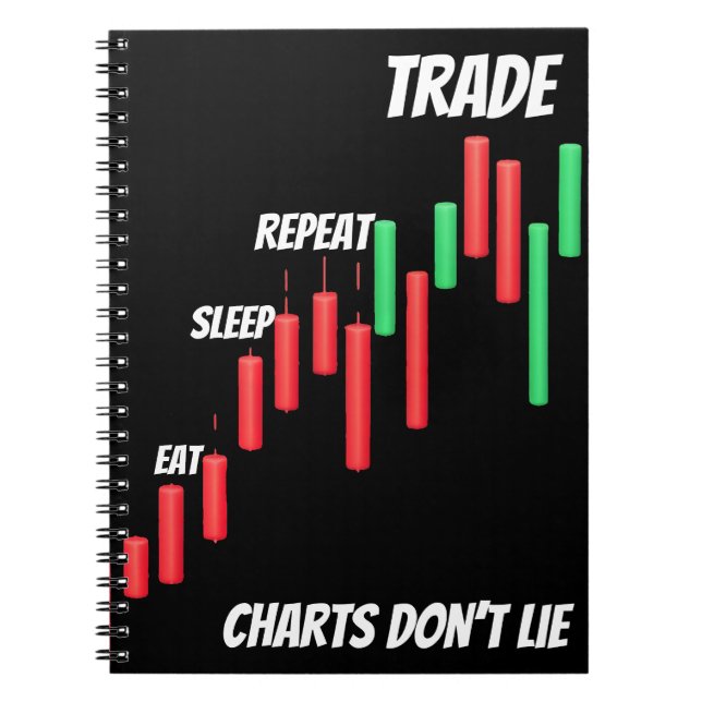 Caderno Espiral Notebook de Negociação para Investidores Inteligen (Frente)