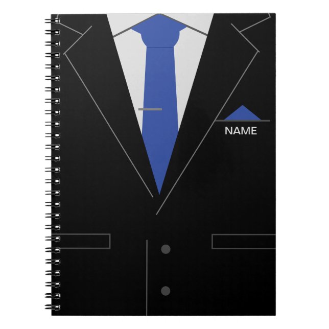 Caderno Espiral Notebook de nome comercial - Nitidez azul de ninho (Frente)