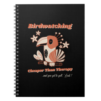 Caderno Espiral Notebook de observação de aves
