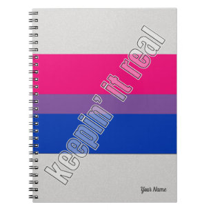Caderno Espiral Notebook de orgulho bissexual