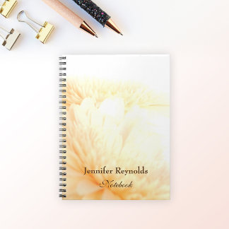 Caderno Espiral Notebook de Ouro flexível e elegante personalizado