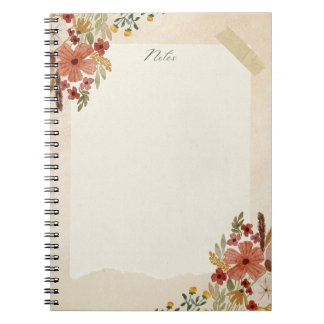 Caderno Espiral Notebook de outono 🍂