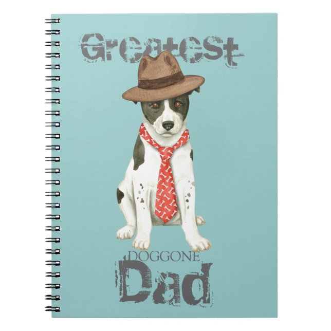 Caderno Espiral Notebook de Pai Canaan Dog (Frente)