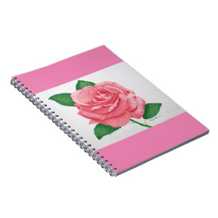 Caderno Espiral Notebook de paixão rosa