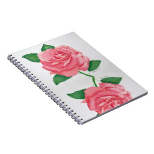 Caderno Espiral Notebook de paixão rosa