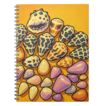 Notebook de paleta do oceano