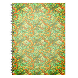Caderno Espiral Notebook de peixes