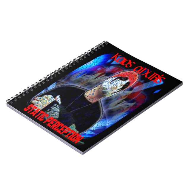 Caderno Espiral Notebook de percepção estática do Kaos Anubis (Left Side)