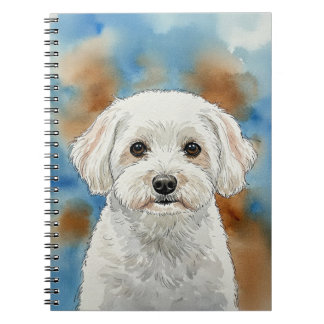 Caderno Espiral Notebook de Poodle Amigo Gentil