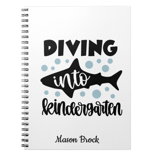 Caderno Espiral Notebook de presente para crianças de jardim de in (Frente)