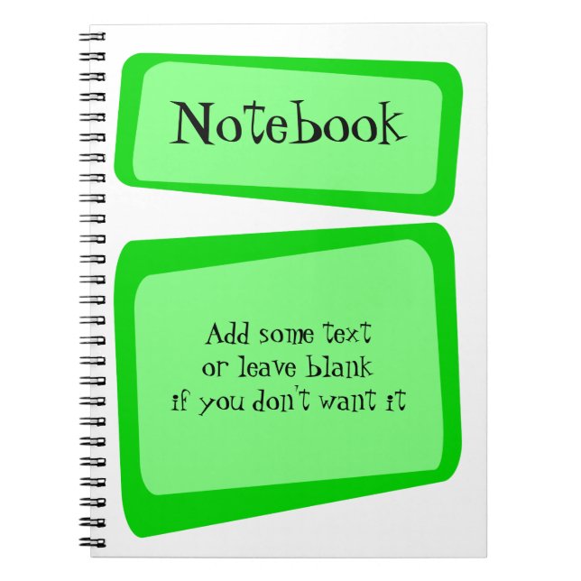 Caderno Espiral Notebook de quadrados cruzados (Frente)