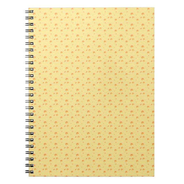Caderno Espiral Notebook de queijo amarelo (Frente)