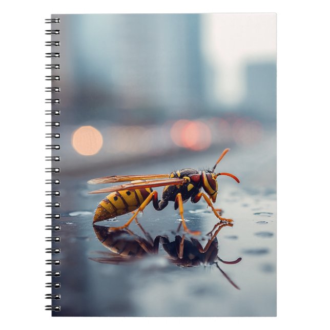 Caderno Espiral Notebook de reflexão urbana Wasp (Frente)