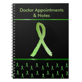 Caderno Espiral Notebook de sensibilização para a doença de Lyme p