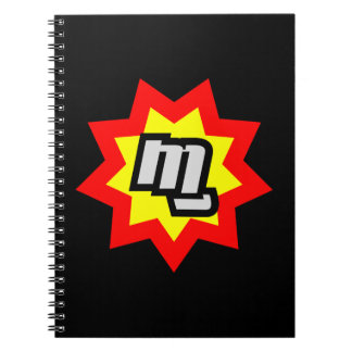 Caderno Espiral Notebook de símbolo MG