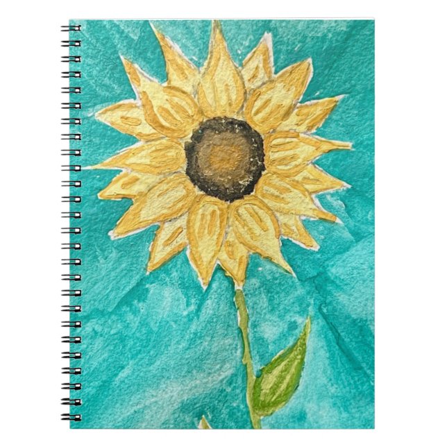 Caderno Espiral Notebook de Sunflower Spiral (Frente)