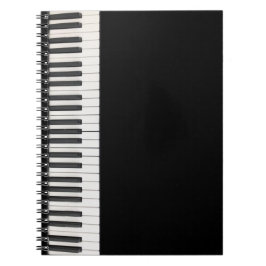 Caderno Espiral Notebook de teclado Piano personalizável