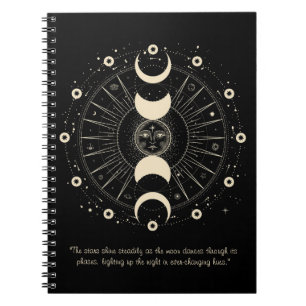 Caderno Espiral Notebook de uma Noite de Estrelas e Espiral Moonli
