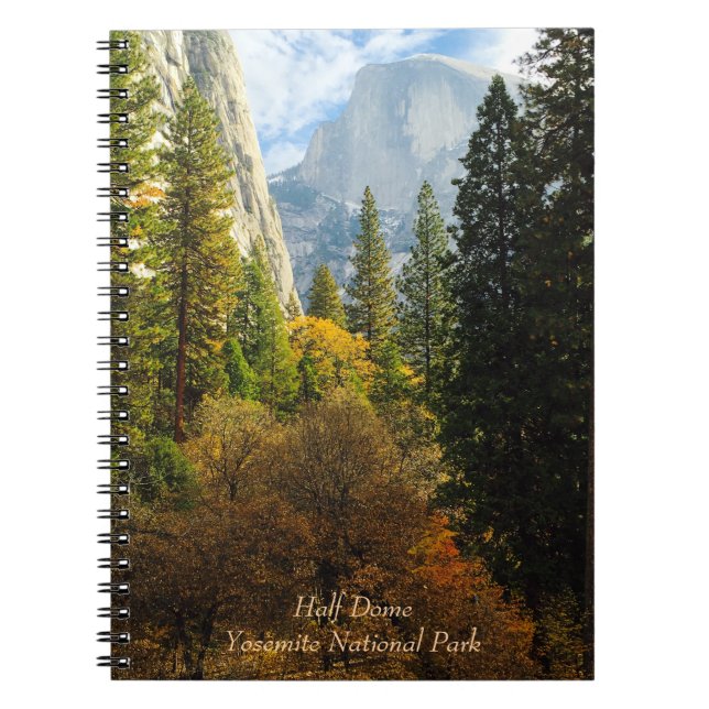 Caderno Espiral Notebook de Vazio Half Dome (Parque Nacional de Yo (Frente)