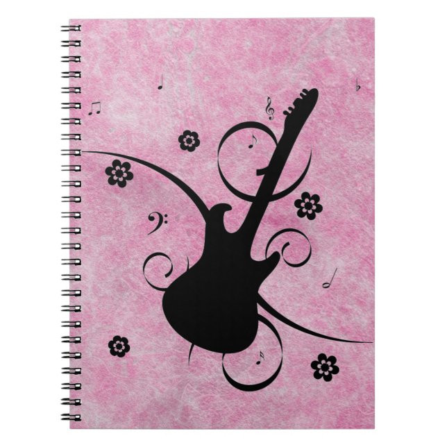 Caderno Espiral Notebook de violão (Frente)
