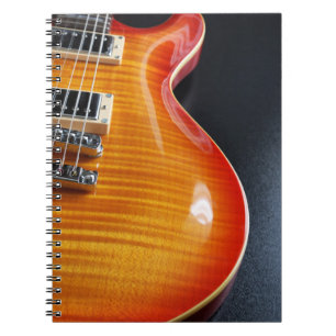 Caderno Espiral Notebook de violão elétrico