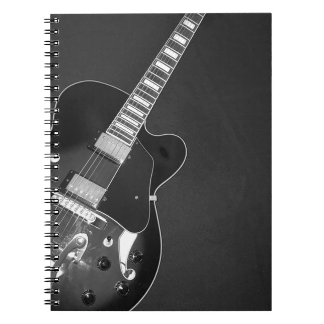 Caderno Espiral Notebook de violão personalizável (Frente)
