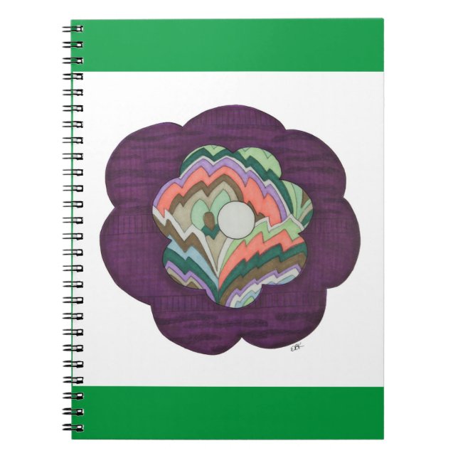 Caderno Espiral Notebook Deco Flower (Frente)