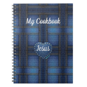 Caderno Espiral Notebook Denim Design
