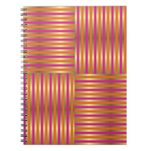 Caderno Espiral Notebook Design 3D digital colorido - Perf