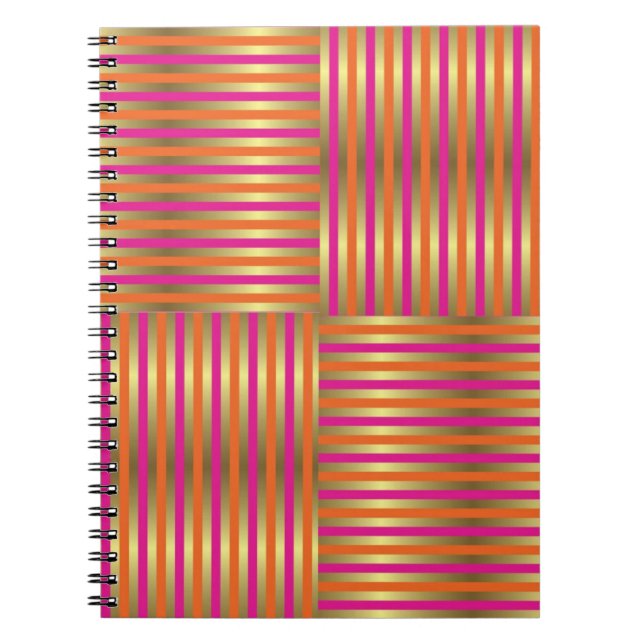 Caderno Espiral Notebook Design 3D digital colorido - Perf (Frente)