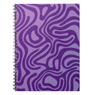 Caderno Espiral Notebook design simples e elegante abstrato espira