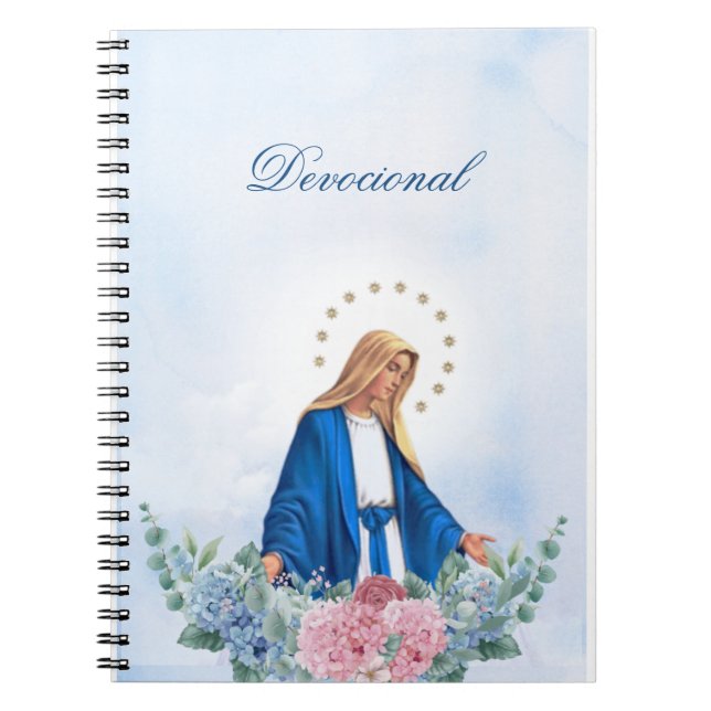 Caderno Espiral Notebook Devocional Nossa Senhora da Graça (Frente)