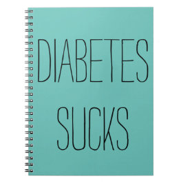Caderno Espiral notebook Diabetes