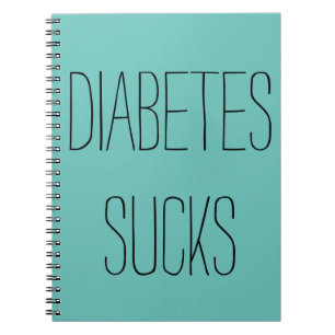 Caderno Espiral notebook Diabetes