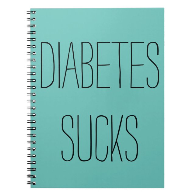 Caderno Espiral notebook Diabetes (Frente)