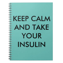 Caderno Espiral notebook Diabetes