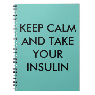 Caderno Espiral notebook Diabetes