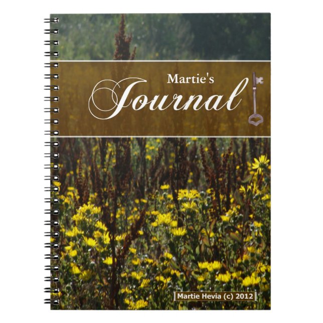 Caderno Espiral Notebook Diário - Campos de Van Gogh (Frente)