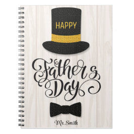 Caderno Espiral Notebook diário do pai