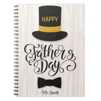 Caderno Espiral Notebook diário do pai