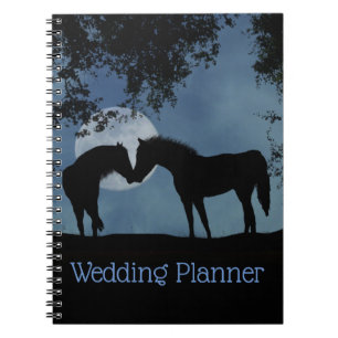 Caderno Espiral Notebook Diário Horse Wedding Planner