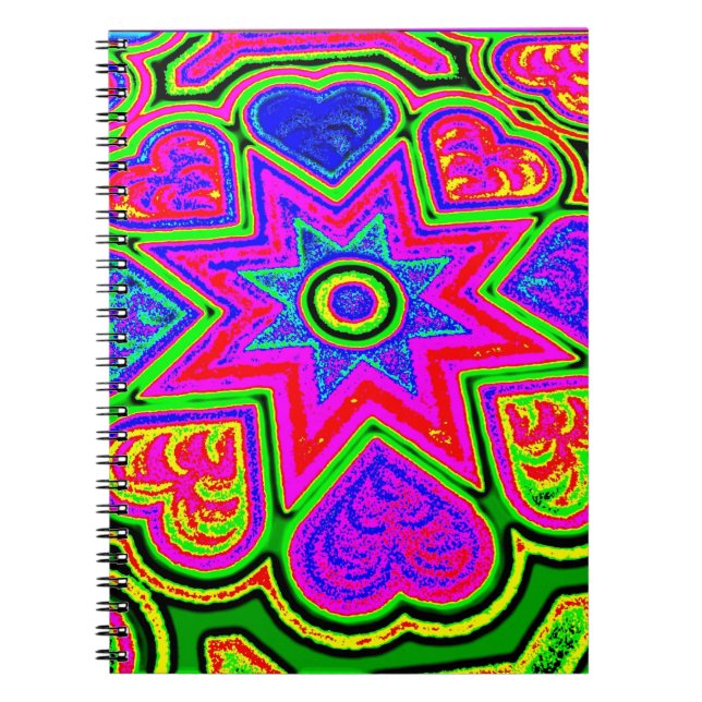 Caderno Espiral Notebook/Diário 'Tudo que você precisa é amor' (Frente)