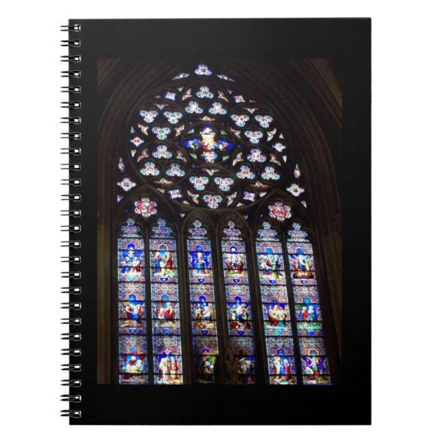 Caderno Espiral Notebook/Diário 'Vidro estacionado' (Frente)