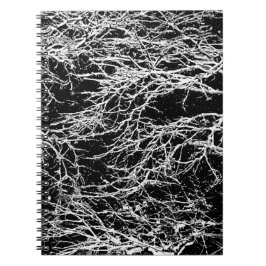 Caderno Espiral Notebook/Diário 'Winter Abstrato'