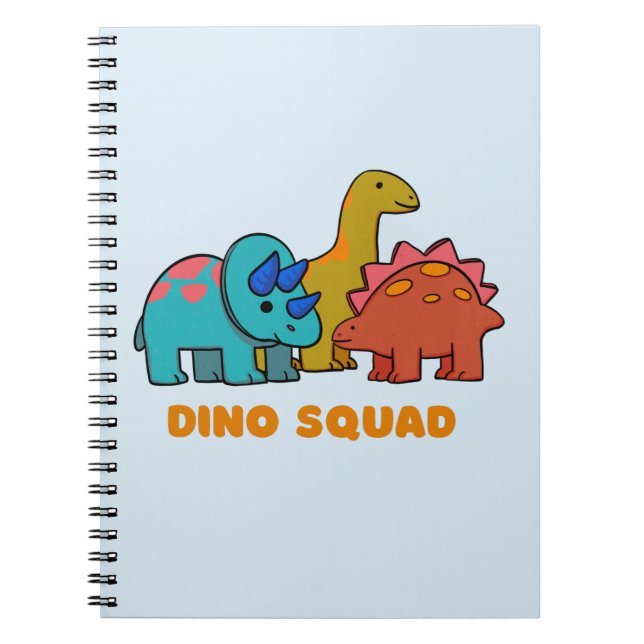 Caderno Espiral Notebook Dino (Frente)