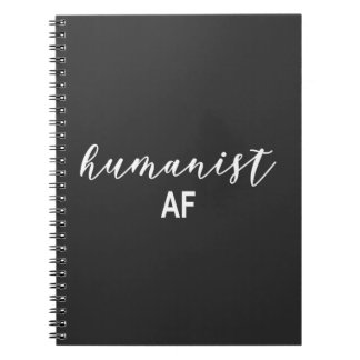 Caderno Espiral Notebook divertido e esquisito com tipografia huma