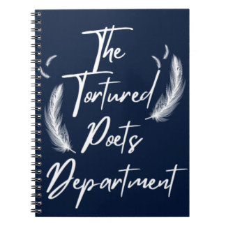 Caderno Espiral Notebook do Departamento de Poetas Torturados