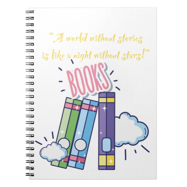 Caderno Espiral Notebook do escritor (Frente)